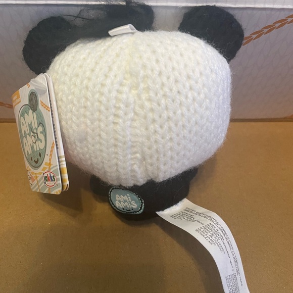 - - NEW AMI AMIS Crocheted Plush 4”Bamboo the Panda ,Wave 2 So cute! - Picture 3 of 4